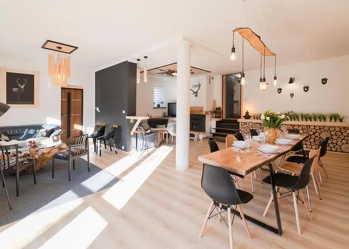 Folkowy Dom Dla 14 Osób Z Sauną I Grillowiskiem - Dream