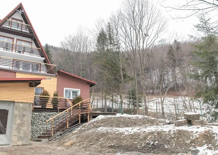 Folkowy Dom Dla 14 Osob Z Sauna I Grillowiskiem - Dream Vakantiehuis Szczyrk